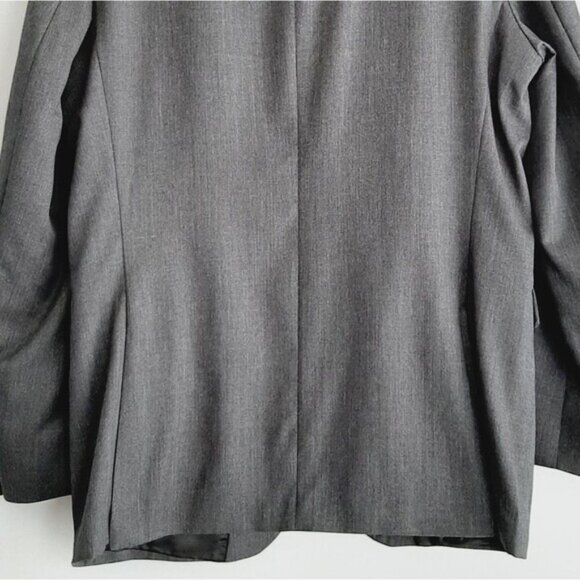BANANA REPUBLIC 100% Wool Tailored Fit Blazer Jacket Gray Men's Sz 42 R - Picture 8 of 15